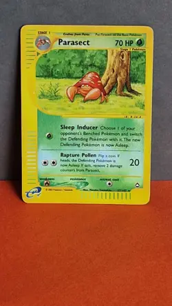 Parasect Aquapolis 27/147 Pokemon TCG Reverse Holo - Image 3
