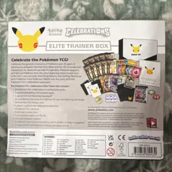 Pokemon Celebrations Elite Trainer Box Collectors Edition 25th Anniversary 2021 - Image 3