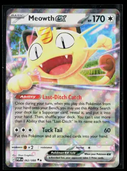 Meowth ex 062/088 Double Rare Perfect Order Pokemon NM - Image 1