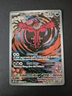Yveltal 205/182 Paradox Rift Illustration Rare Card IR Pokemon TCG - Image 1