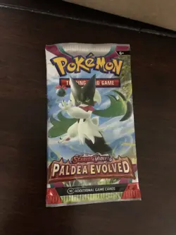 Unopened Pokemon Cards Paldea Evolved Scarlet And Violet. 10 Cards And 1 Energy - Image 1