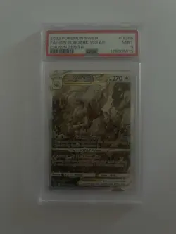 Pokemon TCG Hisuian Zoroark VSTAR Crown Zenith Galarian Gallery GG56/GG70 PSA 9 - Image 1