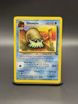 Omanyte 52/62 Fossil Regular (LP) VINTAGE POKEMON - Image 1