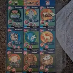 vintage 1999 Burger King Pokemon PokeTrivia # 3 - Image 2