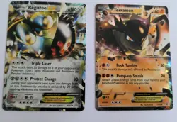 Registeel EX Terrakion Ex Pokemon Black & White Dragons Exalted #81 #71 - Image 1