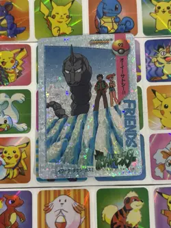 Pokemon Holo Prism Vintage Pocket Monsters Vending Sticker 1998 Bandai Nintendo - Image 1