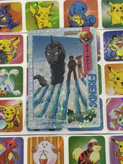 Pokemon Holo Prism Vintage Pocket Monsters Vending Sticker 1998 Bandai Nintendo - Image 2