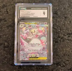 Mega Gardevoir ex CGC 9 Special Illustration Rare Holo 178/132 Pokemon 2025 - Image 1