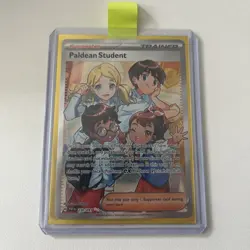PALDEAN STUDENT 230/091 PAF EN PALDEAN FATES FULL ART ULTRA RARE Pokemon - Image 1