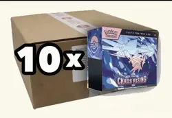 Pokemon TCG ME04 CHAOS RISING 10 BOX ELITE TRAINER CASE Sealed PREORDER ETB - Image 1