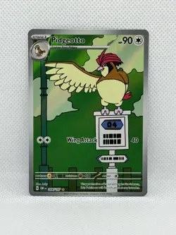 Pokemon TCG: Pidgeotto 208/197: Obsidian Flames - Illustration Rare - GEM MINT - Image 1