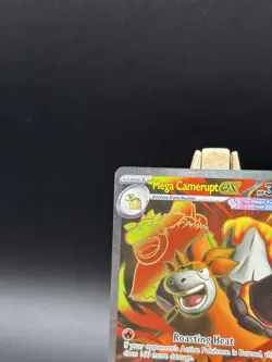 POKEMON TCG MEGA CAMERUPT EX 156/132 FULL ART HOLO NM MEGA EVOLUTION - Image 5