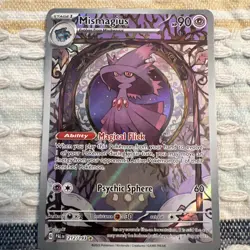 Pokemon TCG Mismagius 212/193 Paldea Evolved Illustration Rare Holo - Image 1