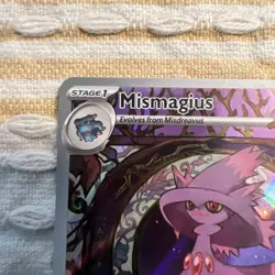 Pokemon TCG Mismagius 212/193 Paldea Evolved Illustration Rare Holo - Image 3