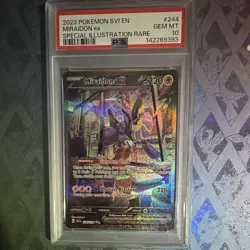 Pokemon TCG Miraidon ex 244/198 SV01 SIR Full Art Holo EN 2023 PSA 10 - Image 1