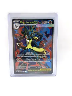 2025 Pokemon Mega Evolution Lucario ex Ultra Rare #160/132 - Image 1