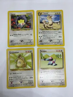 Pokemon TCG Togepi 51/111 Neo Genesis, Kangaskhan 21/64 Jungle, Porygon 39/102 - Image 1