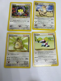 Pokemon TCG Togepi 51/111 Neo Genesis, Kangaskhan 21/64 Jungle, Porygon 39/102 - Image 3