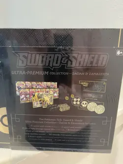Pokemon TCG Sword & Shield Ultra-Premium Collection Zacian & Zamazenta UPC Box - Image 4