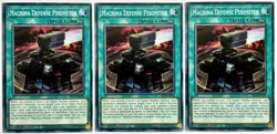 3 x SR10-EN024 Machina Defense Perimeter - Common 1st Edition Near Mint YuGiOh - Image 1