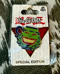 Yu-Gi-Oh! Pot of Greed ~ Special Edition Large Enamel Anime Pin Club , New - Image 1