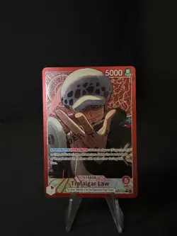 Trafalgar Law - OP14-001 (Alternate Art) OP14-001 The Azure Sea's Seven Foil - Image 1