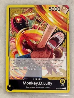 One Piece CCG: MONKEY.D.LUFFY - #OP15-098 Adventure on Kami’s Island | Leader - Image 1