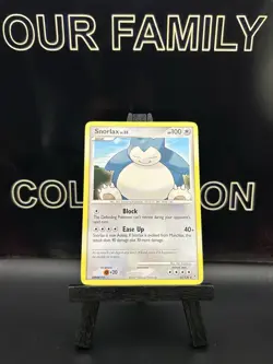Pokemon TCG Diamond & Pearl Snorlax 37/130 Non-Holo Rare LP - Image 1