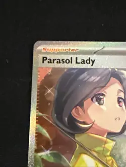 Pokemon TCG Parasol Lady Paradox Rift 255/182 Holo Special Illustration Rare - Image 5