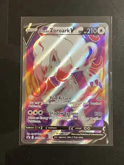 Hisuian Zoroark V Holo Full Art SWSH297 Black Star Promo Pokemon TCG NM - Image 1