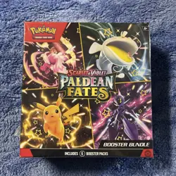 Pokemon TCG Scarlet And Violet: PALDEAN Fates Booster Bundle Box Sealed - Image 1