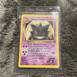 Pokemon Sabrina's Gengar Gym Challenge 29/132 Rare LP/ MP - Image 1