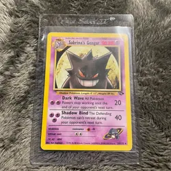 Pokemon Sabrina's Gengar Gym Challenge 29/132 Rare LP/ MP - Image 2