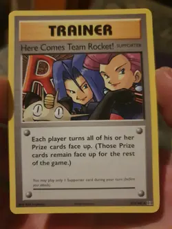 Pokemon Here Comes Team Rocket 113/108 Evolutions Secret Rare Regular - Image 1
