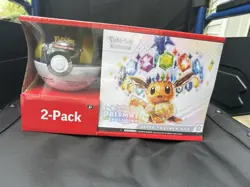 Pokemon TCG Prismatic Evolutions ETB Elite Trainer Box Pokeball Sams Club Bundle - Image 1