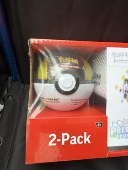 Pokemon TCG Prismatic Evolutions ETB Elite Trainer Box Pokeball Sams Club Bundle - Image 2