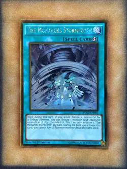 Yugioh The Monarchs Stormforth PGL3-EN085 Gold Rare 1st Ed NM - Image 1