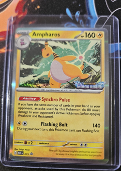 Pokemon Ampharos Holo Rare Chaos Rising Prerelease Stamped Promo. - Image 1