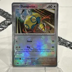 Dunsparce (Master Ball Pattern) 079/131 Common Prismatic Evolutions Pokemon NM - Image 1