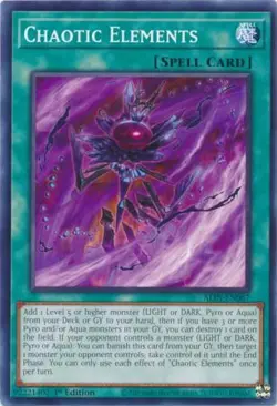 Yugioh! Chaotic Elements - ALIN-EN067 - Common - 1st Edition Near Mint, English - Image 1