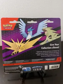 Pokemon TCG Team Rocket Articuno Zapdos Tyranitar 2-Pack Blister SEALED - Image 2