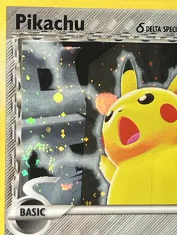 PIKACHU DELTA SPECIES 2006 POKEMON BLACK STAR PROMO #035 HOLO PSA 7 SWIRL RARE - Image 4