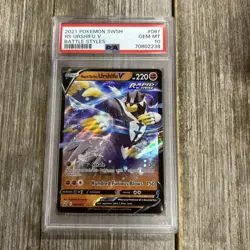 Graded PSA 10 2021 Pokemon SWSH RS Urshifu V Battle Styles #087 - Image 1