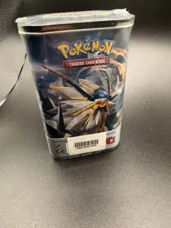 Pokemon Sun and Moon Ultra Prism Solgaleo Tin Deck Protector - Image 3