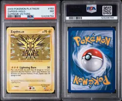 2009 POKEMON SUPREME VICTORS ZAPDOS HOLO #150 SECRET RARE PSA 7 - Image 5