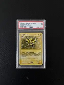 Pokemon Platinum Zapdos 150/147 Supreme Victors Holo PSA 7 - Image 1
