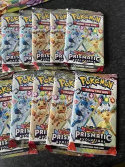 1x Prismatic Evolutions Pokemon Booster Pack New Sealed - Image 1