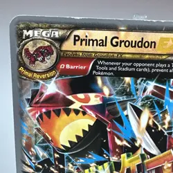 Pokemon Primal Groudon EX Holo 86/160 2015 World Championships w/Mega Sleeve - Image 3