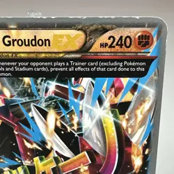 Pokemon Primal Groudon EX Holo 86/160 2015 World Championships w/Mega Sleeve - Image 4