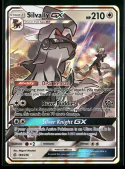 Silvally GX 184/236 Holo GX Rare Cosmic Eclipse NM/M Pokemon - Image 1
